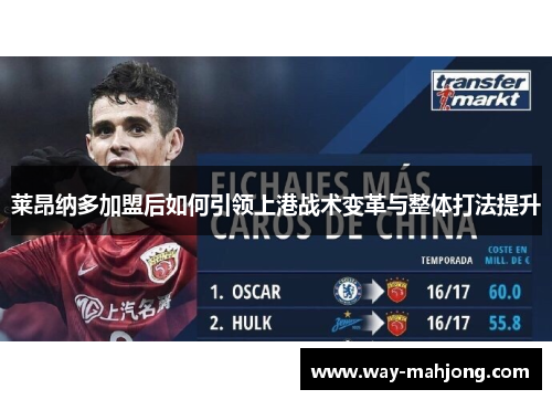 莱昂纳多加盟后如何引领上港战术变革与整体打法提升