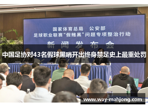 中国足协对43名假球黑哨开出终身禁足史上最重处罚 中国足协对43名假球黑哨开出终身禁足史上最重处罚
